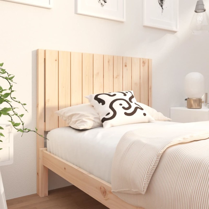 Testiera per Letto 105,5x4x100 cm in Legno Massello di Pino Testiera per Letto 105,5x4x100 cm in Legno Massello di Pino