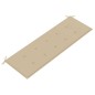 Panchina da Giardino 3 Posti e Cuscino 150cm Massello Eucalipto