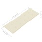 Panchina da Giardino 3 Posti e Cuscino 150cm Massello Eucalipto