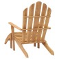 Sedie Adirondack con Poggiapiedi 2 pz in Legno Massello di Teak Sedie Adirondack con Poggiapiedi 2 pz in Legno Massello di Teak