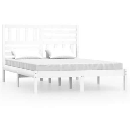 Giroletto Bianco 120x190 cm Small Double Legno Massello di Pino