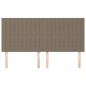 Testiere 4 pz Tortora 80x5x78/88 cm in Tessuto Testiere 4 pz Tortora 80x5x78/88 cm in Tessuto