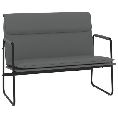 Panca Grigia 100x64x80 cm in Similpelle