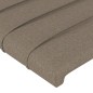 Testiera ad Orecchio Tortora 83x16x118/128 cm in Tessuto Testiera ad Orecchio Tortora 83x16x118/128 cm in Tessuto