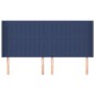Testiera ad Orecchio Blu 203x16x118/128 cm in Tessuto Testiera ad Orecchio Blu 203x16x118/128 cm in Tessuto