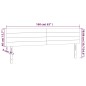 Testiera a LED Grigio Chiaro 160x5x78/88 cm in Tessuto Testiera a LED Grigio Chiaro 160x5x78/88 cm in Tessuto