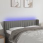 Testiera a LED Grigio Scuro 147x16x78/88 cm in Tessuto Testiera a LED Grigio Scuro 147x16x78/88 cm in Tessuto