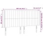 Testiera a LED Crema 163x16x118/128 cm in Tessuto Testiera a LED Crema 163x16x118/128 cm in Tessuto