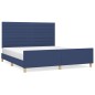 Giroletto con Testiera Blu 180x200 cm in Tessuto Giroletto con Testiera Blu 180x200 cm in Tessuto