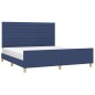 Giroletto con Testiera Blu 180x200 cm in Tessuto Giroletto con Testiera Blu 180x200 cm in Tessuto