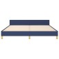 Giroletto con Testiera Blu 180x200 cm in Tessuto Giroletto con Testiera Blu 180x200 cm in Tessuto