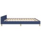 Giroletto con Testiera Blu 180x200 cm in Tessuto Giroletto con Testiera Blu 180x200 cm in Tessuto