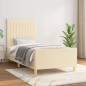 Giroletto con Testiera Crema 80x200 cm in Tessuto Giroletto con Testiera Crema 80x200 cm in Tessuto