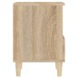 Comodino Rovere Sonoma 40x35x50 cm