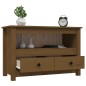 Mobile Porta TV Miele 79x35x52 cm in Legno Massello di Pino Mobile Porta TV Miele 79x35x52 cm in Legno Massello di Pino