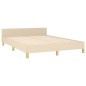 vidaXL Giroletto senza Materasso Crema 140x200 cm in Tessuto vidaXL Giroletto senza Materasso Crema 140x200 cm in Tessuto