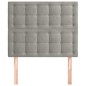 Testiere 2 pz Grigio Chiaro 100x5x78/88 cm in Velluto Testiere 2 pz Grigio Chiaro 100x5x78/88 cm in Velluto