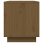 Mobile Porta TV Miele 80x35x40,5 cm in Legno Massello di Pino