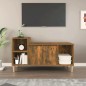 Mobile TV Rovere Fumo 100x35x55 cm in Legno Multistrato Mobile TV Rovere Fumo 100x35x55 cm in Legno Multistrato