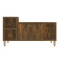 Mobile TV Rovere Fumo 100x35x55 cm in Legno Multistrato Mobile TV Rovere Fumo 100x35x55 cm in Legno Multistrato