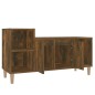 Mobile TV Rovere Fumo 100x35x55 cm in Legno Multistrato Mobile TV Rovere Fumo 100x35x55 cm in Legno Multistrato