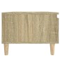 Tavolini 2pz Rovere Sonoma 50x46x35 cm in Legno Multistrato