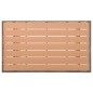 Tavolo da Giardino Grigio 120x70x66 cm in Polyrattan Tavolo da Giardino Grigio 120x70x66 cm in Polyrattan