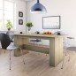 Tavolo da Pranzo Rovere Sonoma 180x90x76cm in Legno Multistrato Tavolo da Pranzo Rovere Sonoma 180x90x76cm in Legno Multistrato