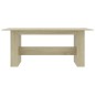 Tavolo da Pranzo Rovere Sonoma 180x90x76cm in Legno Multistrato Tavolo da Pranzo Rovere Sonoma 180x90x76cm in Legno Multistrato