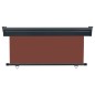 Tenda Laterale per Terrazzo 160x250 cm Marrone Tenda Laterale per Terrazzo 160x250 cm Marrone