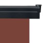 Tenda Laterale per Terrazzo 160x250 cm Marrone Tenda Laterale per Terrazzo 160x250 cm Marrone