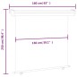 Tenda Laterale per Terrazzo 160x250 cm Marrone Tenda Laterale per Terrazzo 160x250 cm Marrone