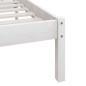 Giroletto Bianco in Legno Massello 75x190 cm Small Single Giroletto Bianco in Legno Massello 75x190 cm Small Single
