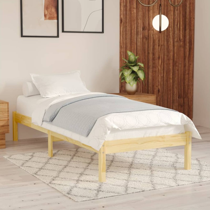 Giroletto in Legno Massello 90x190 cm Single Giroletto in Legno Massello 90x190 cm Single