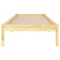 Giroletto in Legno Massello 90x190 cm Single Giroletto in Legno Massello 90x190 cm Single