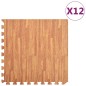 Tappetino a Incastro 12 pz Venature Legno 4,32 ㎡ Schiuma EVA Tappetino a Incastro 12 pz Venature Legno 4,32 ㎡ Schiuma EVA
