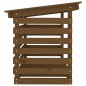 Portalegna Miele 108x73x79 cm in Legno Massello di Pino