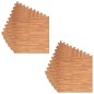Tappetino a Incastro 12 pz Venature Legno 4,32 ㎡ Schiuma EVA Tappetino a Incastro 12 pz Venature Legno 4,32 ㎡ Schiuma EVA