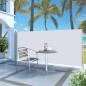 Tenda da Sole Laterale Retrattile 140 x 300 cm Crema Tenda da Sole Laterale Retrattile 140 x 300 cm Crema