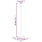 Tenda da Sole Laterale Retrattile 140 x 300 cm Crema Tenda da Sole Laterale Retrattile 140 x 300 cm Crema