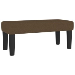 Panca Marrone Scuro 70x30x30 cm in Tessuto