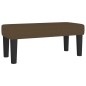 Panca Marrone Scuro 70x30x30 cm in Tessuto Panca Marrone Scuro 70x30x30 cm in Tessuto