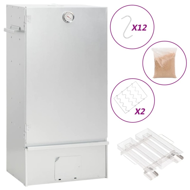 Forno Affumicatore BBQ Generatore Fumo Freddo Acciaio Zincato Forno Affumicatore BBQ Generatore Fumo Freddo Acciaio Zincato