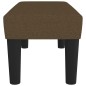 Panca Marrone Scuro 70x30x30 cm in Tessuto Panca Marrone Scuro 70x30x30 cm in Tessuto