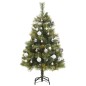 Albero Natale Incernierato con 150 LED e Palline 120 cm Albero Natale Incernierato con 150 LED e Palline 120 cm