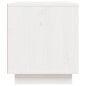 Mobile Porta TV Bianco 80x35x40,5 cm in Legno Massello di Pino Mobile Porta TV Bianco 80x35x40,5 cm in Legno Massello di Pino