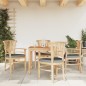 vidaXL Set da Pranzo per Giardino 5 pz in Legno Massello di Teak vidaXL Set da Pranzo per Giardino 5 pz in Legno Massello di Teak