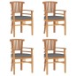 vidaXL Set da Pranzo per Giardino 5 pz in Legno Massello di Teak vidaXL Set da Pranzo per Giardino 5 pz in Legno Massello di Teak