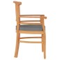 vidaXL Set da Pranzo per Giardino 5 pz in Legno Massello di Teak vidaXL Set da Pranzo per Giardino 5 pz in Legno Massello di Teak