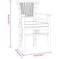 vidaXL Set da Pranzo per Giardino 5 pz in Legno Massello di Teak vidaXL Set da Pranzo per Giardino 5 pz in Legno Massello di Teak